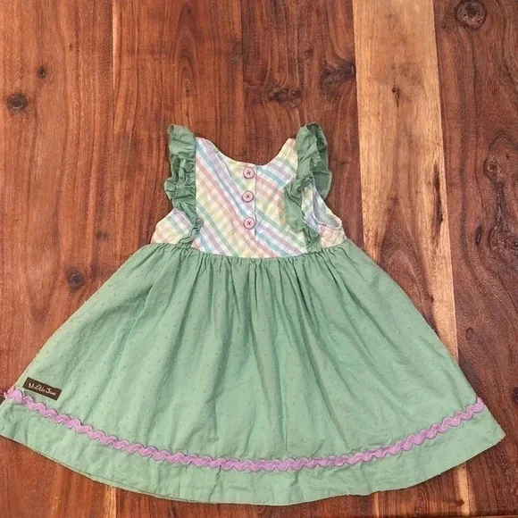 Adorable Matilda Jane Swiss Dot Dress Size 2 - Picture 4 of 4